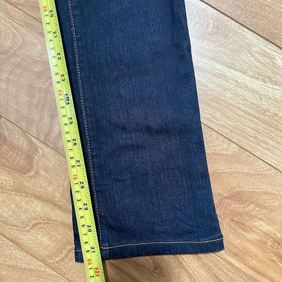 J. Brand Jeans Women's Size 24 Low Rise Straight Dark Wash The Blue Preppy Y2K - Picture 7 of 7